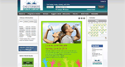 Desktop Screenshot of chestermerepubliclibrary.com